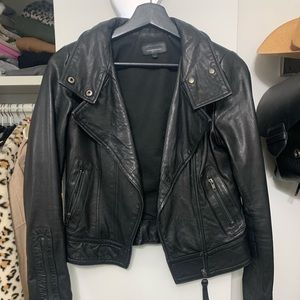 Mackage exclusively for Aritzia Leather Biker jacket
